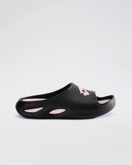 Women's Lotto Esotica Slide - Black Beauty-Light Lilac