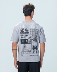 Men Lotto Ginza Tee - Grey Melange T-shirts
