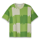 Melt Gingham Tee - Neon Burn