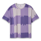 Melt Gingham Tee - Liquid Fire