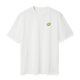 Melt Crew Tee - Bright White-Neon Burn