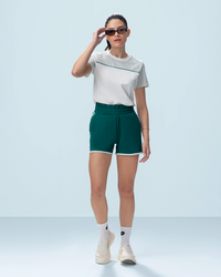 Women Lotto Lotto Courtline Shorts - Evergreen Shorts