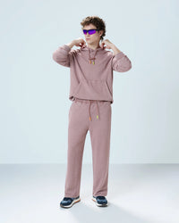 Men Lotto Street Play Co-Ord Set Pants - Dusty Pink Pants