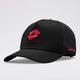 Essentials Baseball Cap - Black Beauty-High Risk Red