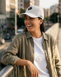 Unisex Lotto Essentials Baseball Cap - Star White-Black Beauty Caps