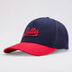 League Baseball Cap - Peacoat-High Risk Red