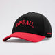 Love All Baseball Cap - Black Beauty-High Risk Red