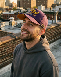 Unisex Lotto One Shot Baseball Cap - Purple-Lemon Chrome Caps