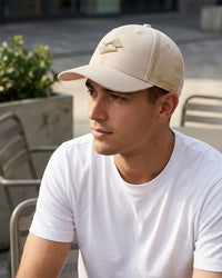 Unisex Lotto StreetPlay Baseball Cap - Ecru Caps