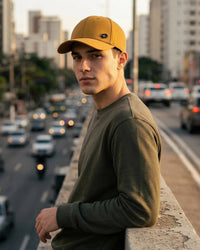Unisex Lotto Essentials Metallic Baseball Cap - Cashew Caps