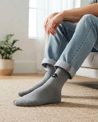 Unisex Lotto Play Socks 2.0 Pack of 3 - Black Beauty-Castlerock-Bright White Socks
