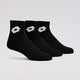 Kickoff Socks 1.0 Pack of 3 - Black Beauty
