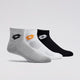 Kickoff Socks 1.0 Pack of 3 - Black Beauty, Bright White & Castle Rock