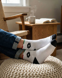 Unisex Lotto Lotto Kickoff Socks 2.0 Pack of 3 - Bright White, Black Beauty, Castle Rock Socks