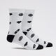 Courtline Socks 1.0 Pack of 2 - Gardenia & Black Beauty