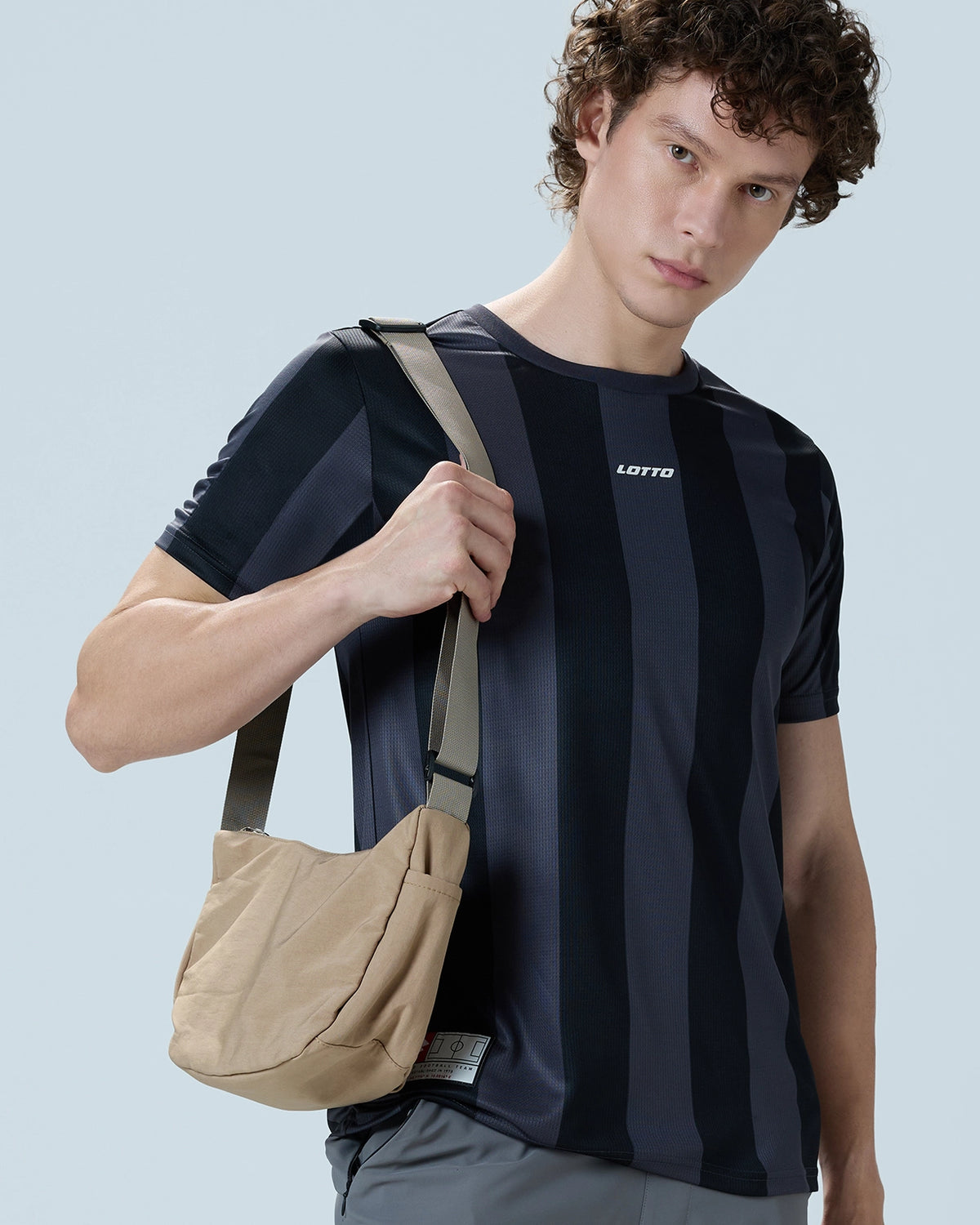 Strip Tee - Jet Black