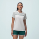 Courtline Checkered Colour Block Tee - Star White