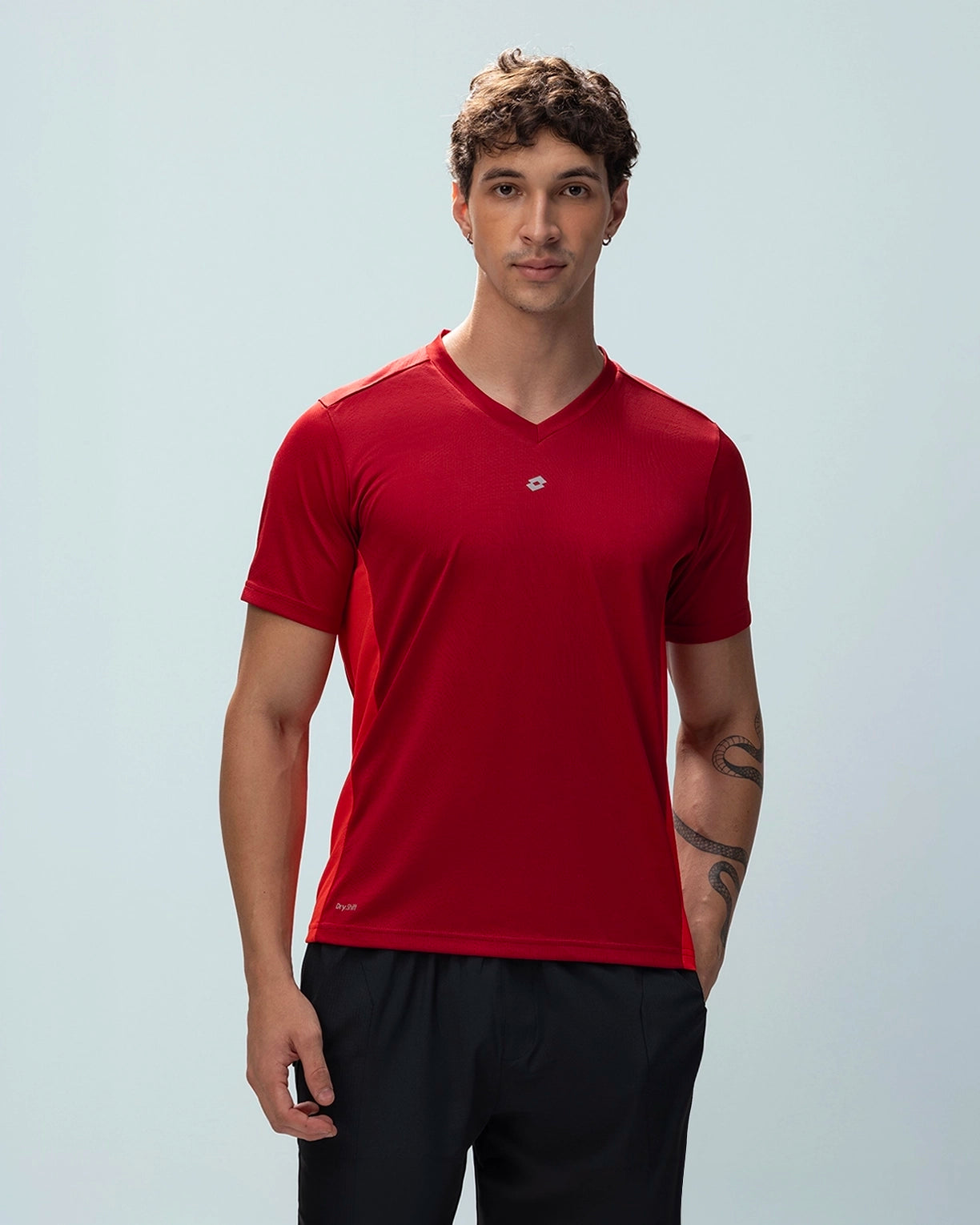Men Lotto Play Team Tee - Red Dahlia T-shirts0