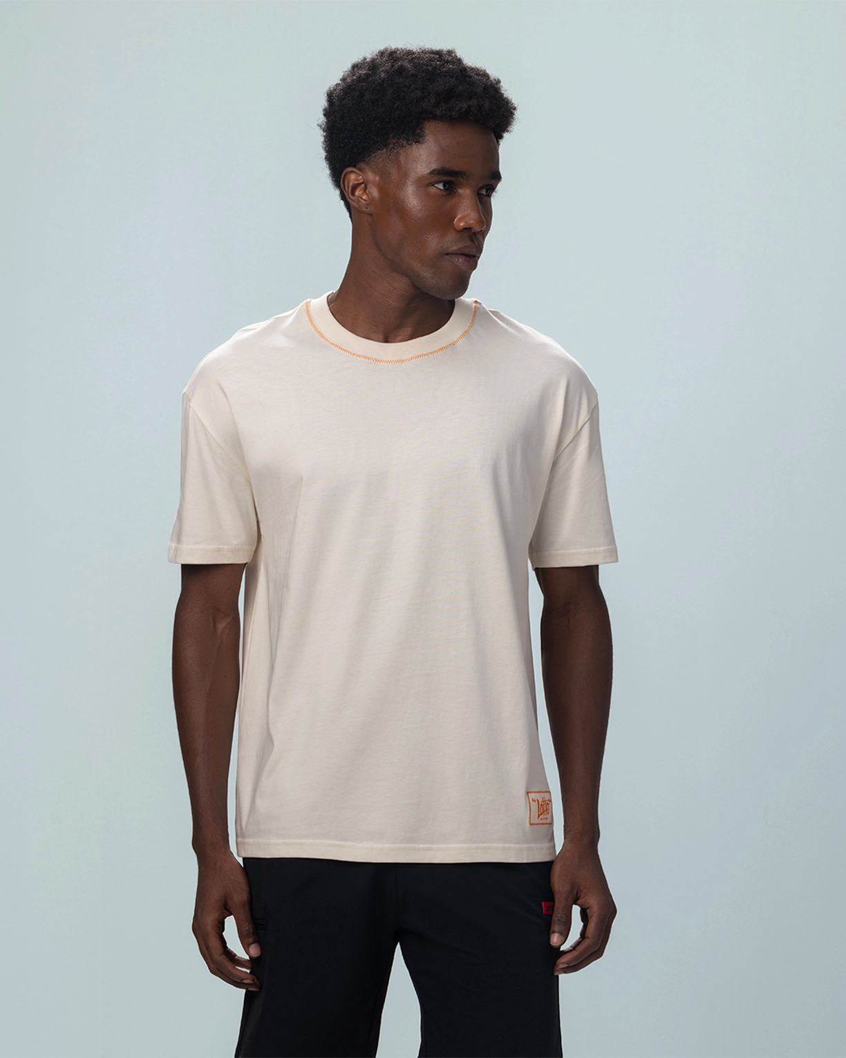 Men Lotto Street Play Tee - Eggnog T-shirts0