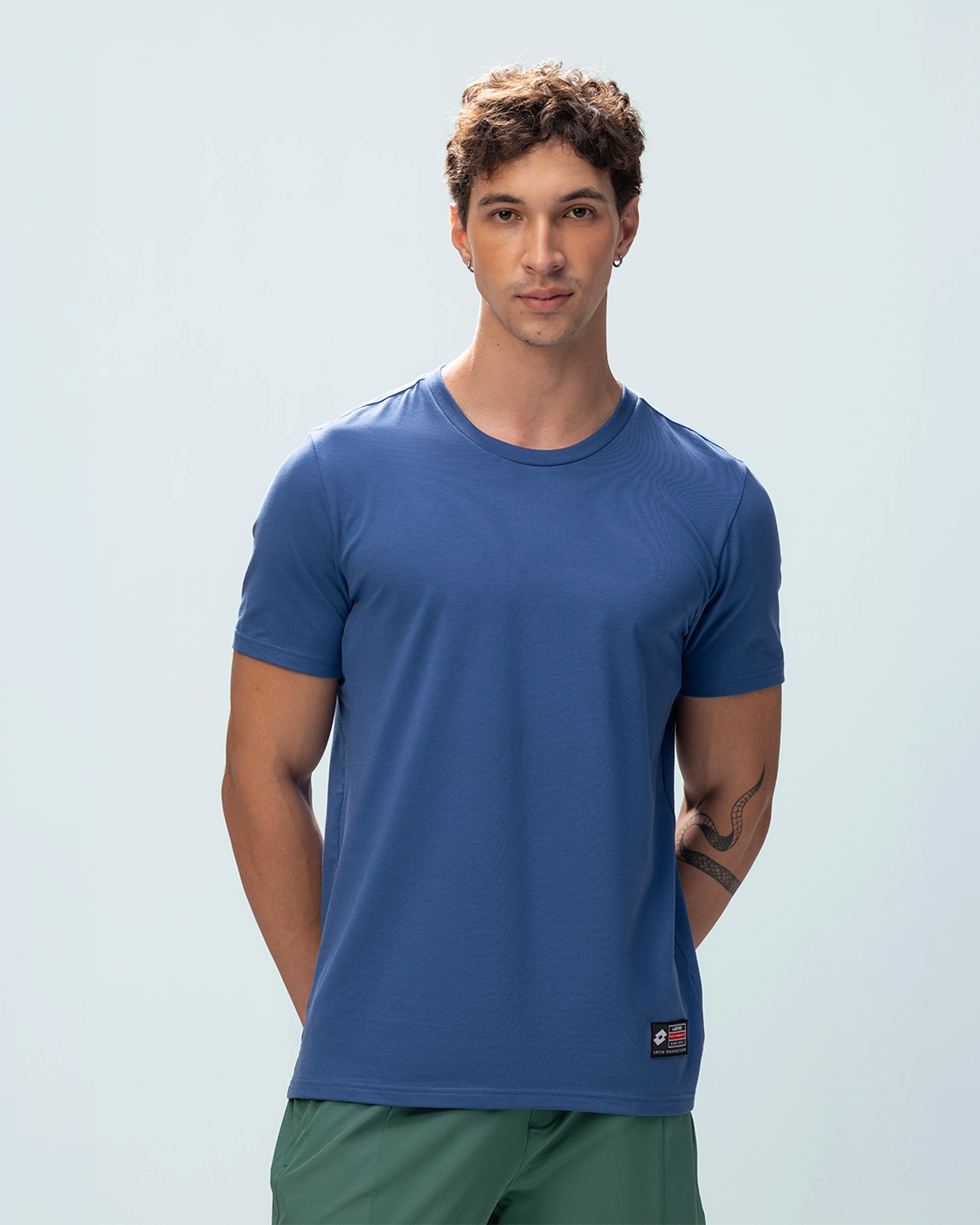 Lotto Patch Tee - True Navy