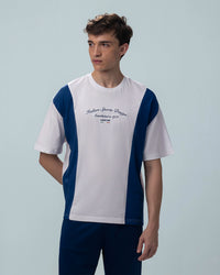 Men Lotto Colourblock Tee - Bright White T-shirts