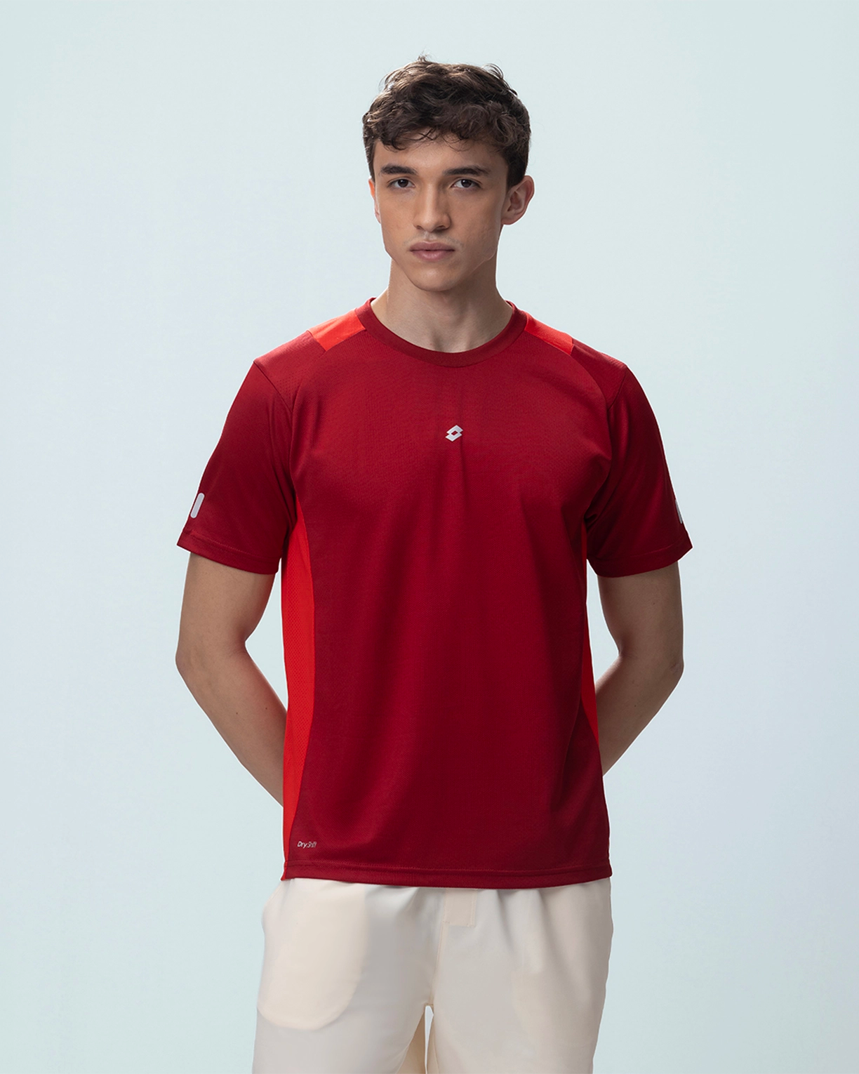 Men Lotto Play Power Tee - Red Dahlia T-shirts0