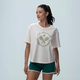 Courtline Flocked Tee - Star White
