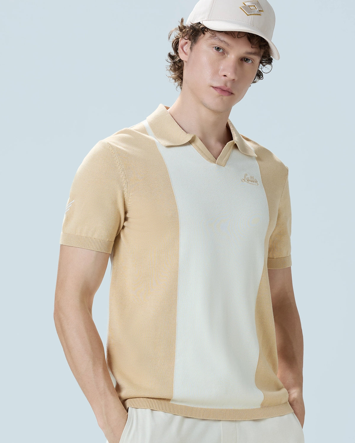 Men Lotto YWC Courtline Polo - White T-shirts0