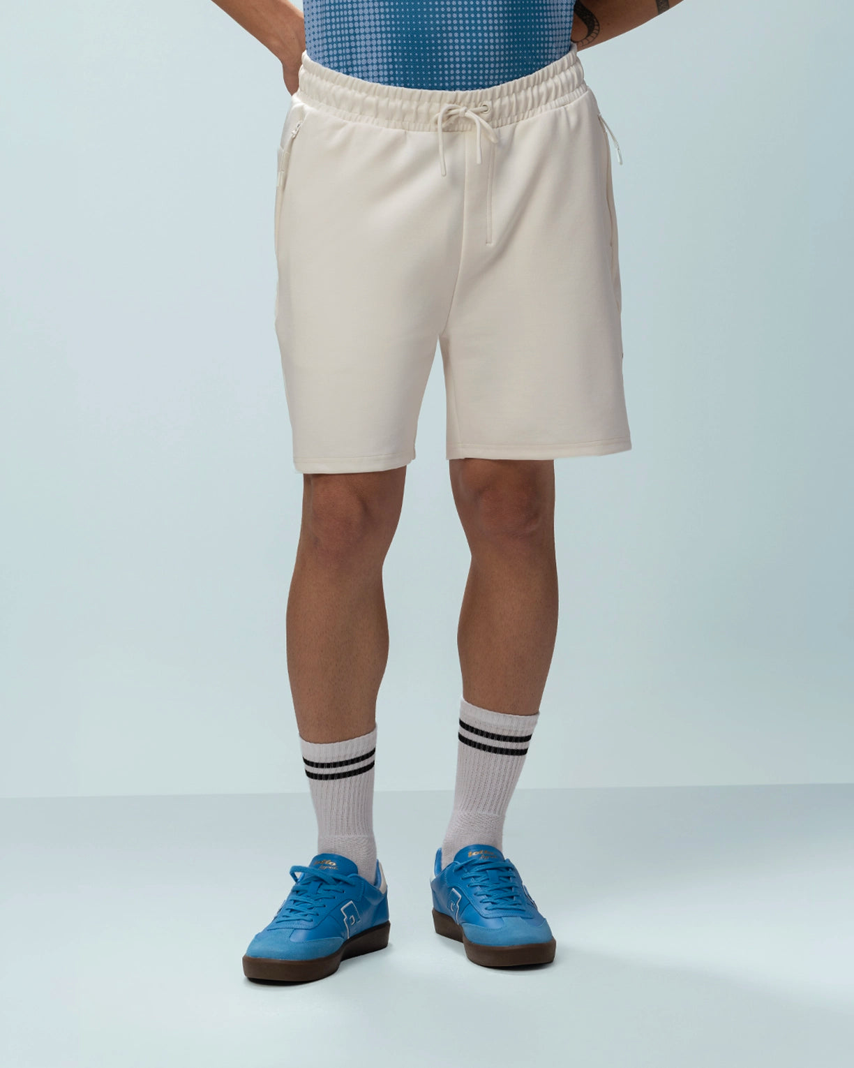 Men Lotto Essential Knitted Shorts - Sugar Swizzle Shorts0