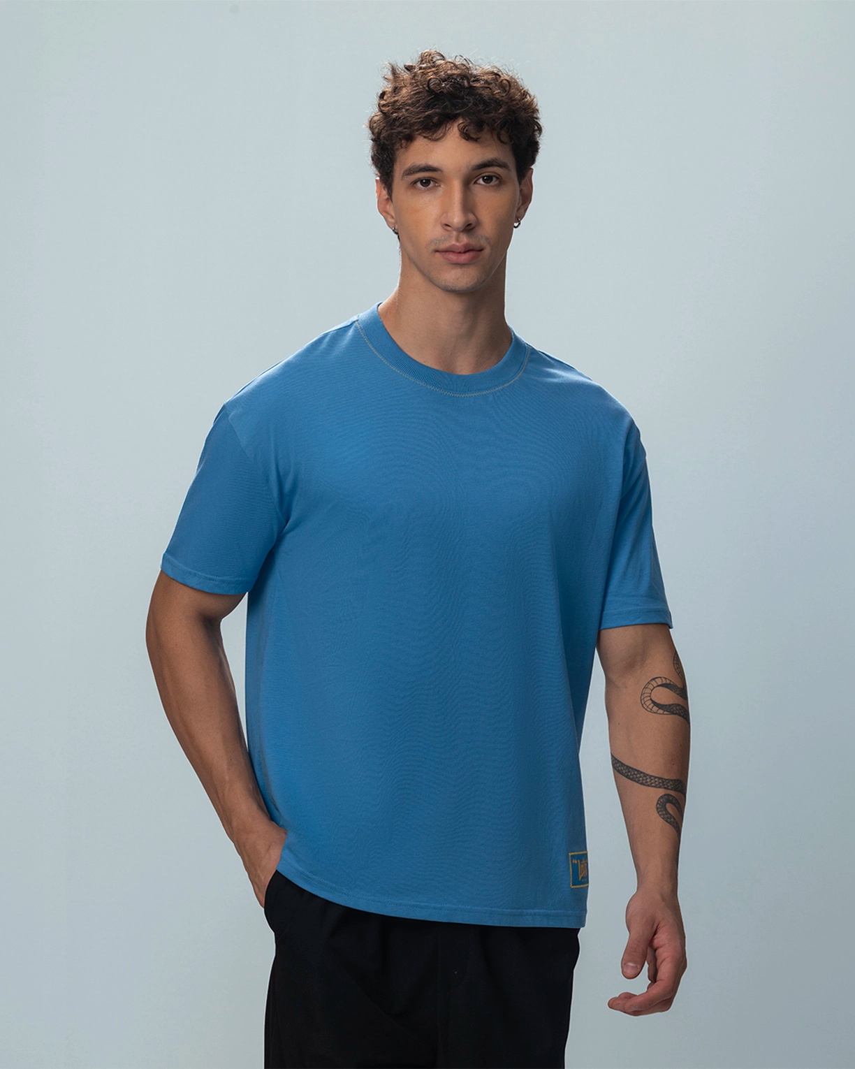 Men Lotto Street Play Tee - Cendre Blue T-shirts0