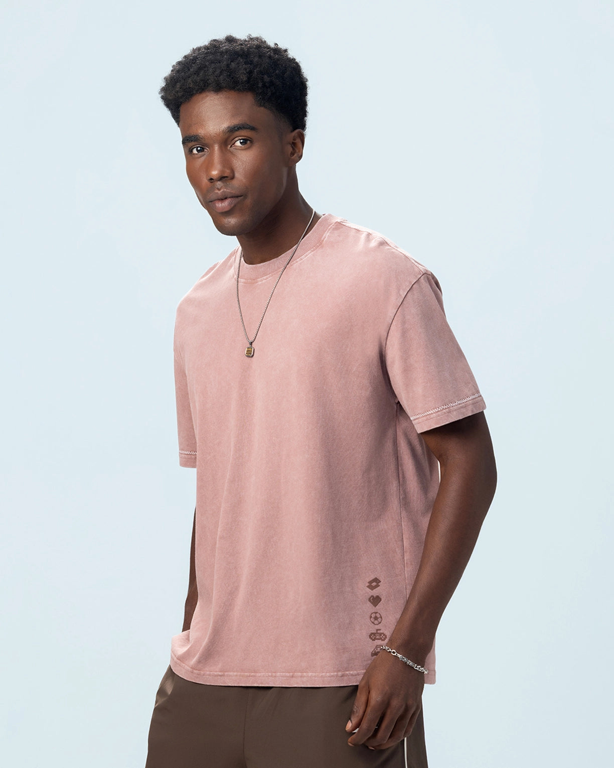 Street Play Icons Tee - Burlwood