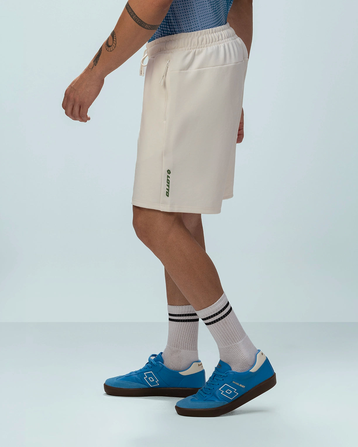 Men Lotto Essential Knitted Shorts - Sugar Swizzle Shorts1