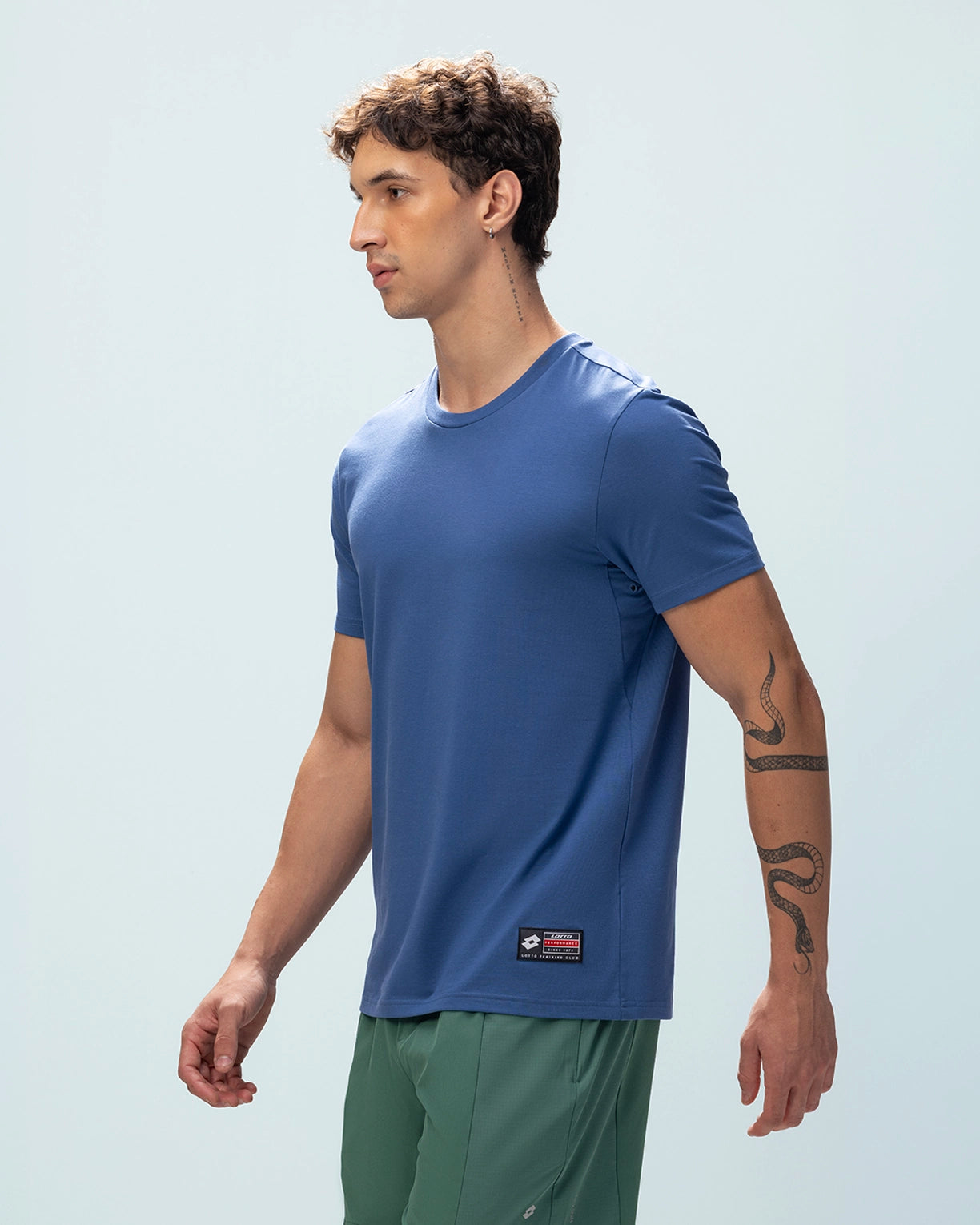 Lotto Patch Tee - True Navy