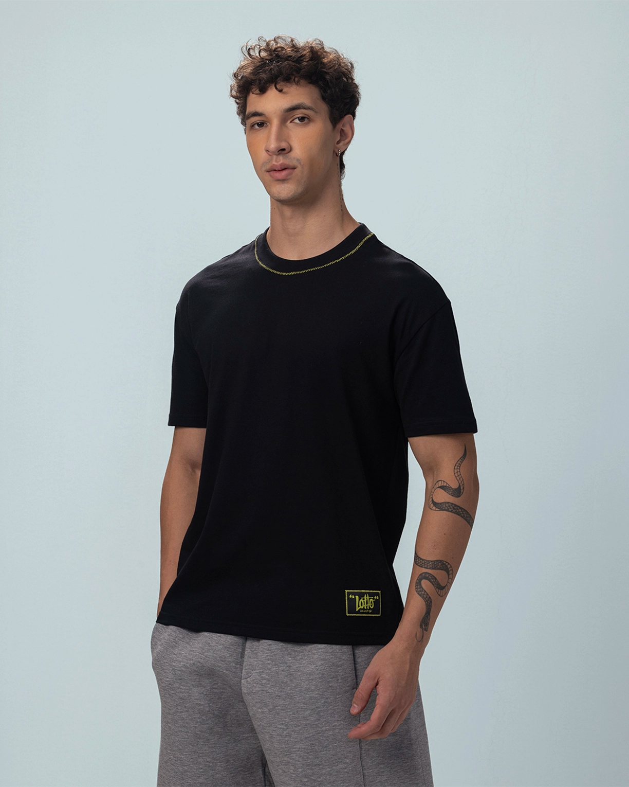 Lotto Street Play Tee - Black Beauty