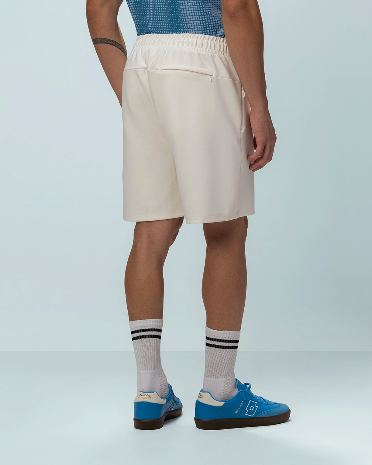 Men Lotto Essential Knitted Shorts - Sugar Swizzle Shorts2