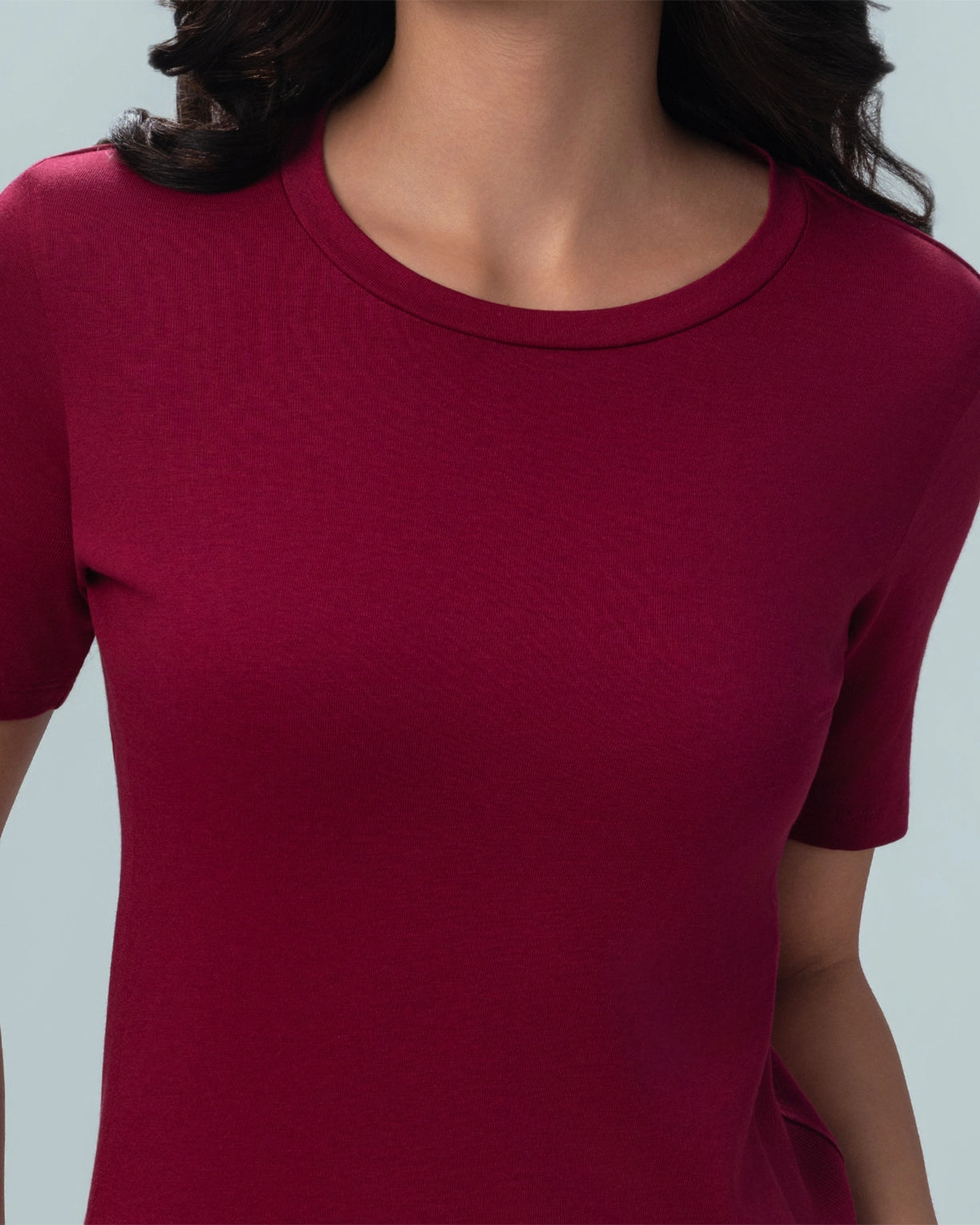 Women Lotto Street Play Rib Tee - Anemone T-shirts3