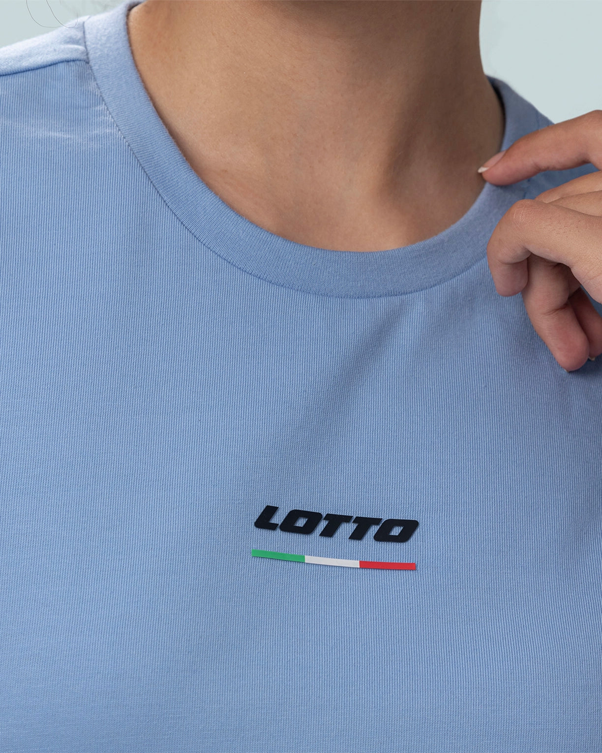 Women Lotto Italian Flag Tee - Blue T-shirts3