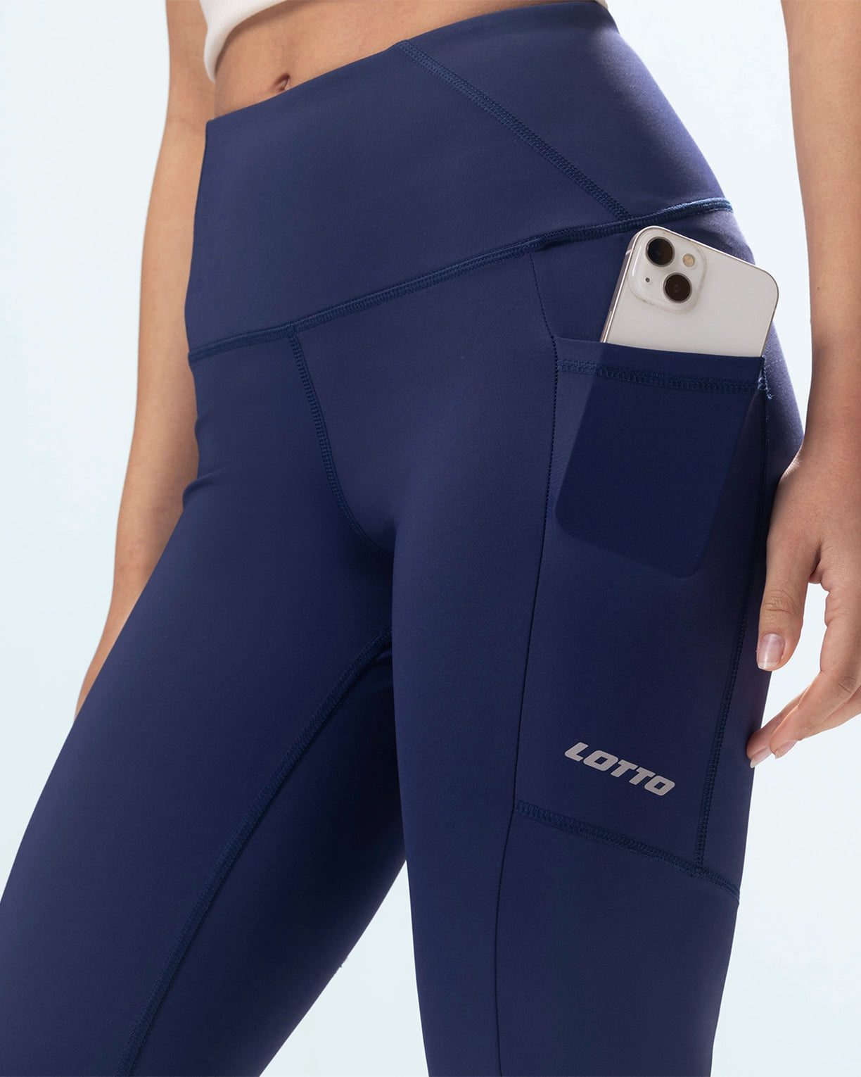Women Lotto Play Flared Leggings - Medieval Blue Leggings2