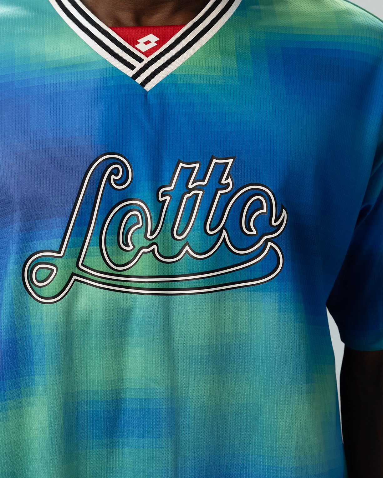 Men Lotto League Ink Jersey - Blue-Green T-shirts3