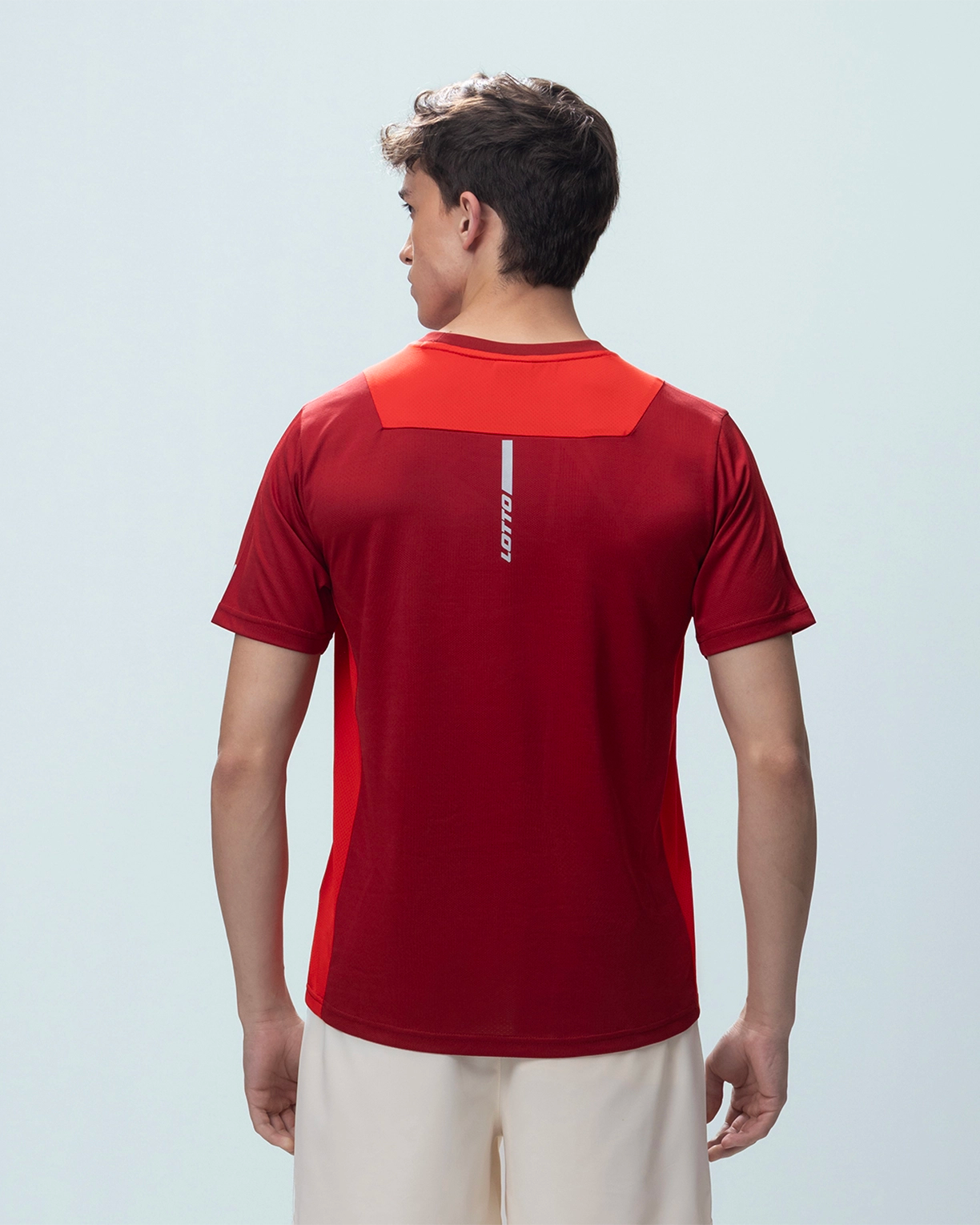 Men Lotto Play Power Tee - Red Dahlia T-shirts2