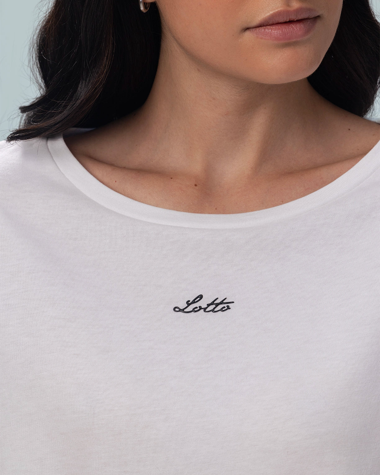 Women Lotto Street Play High Low Tee - Bright White T-shirts3