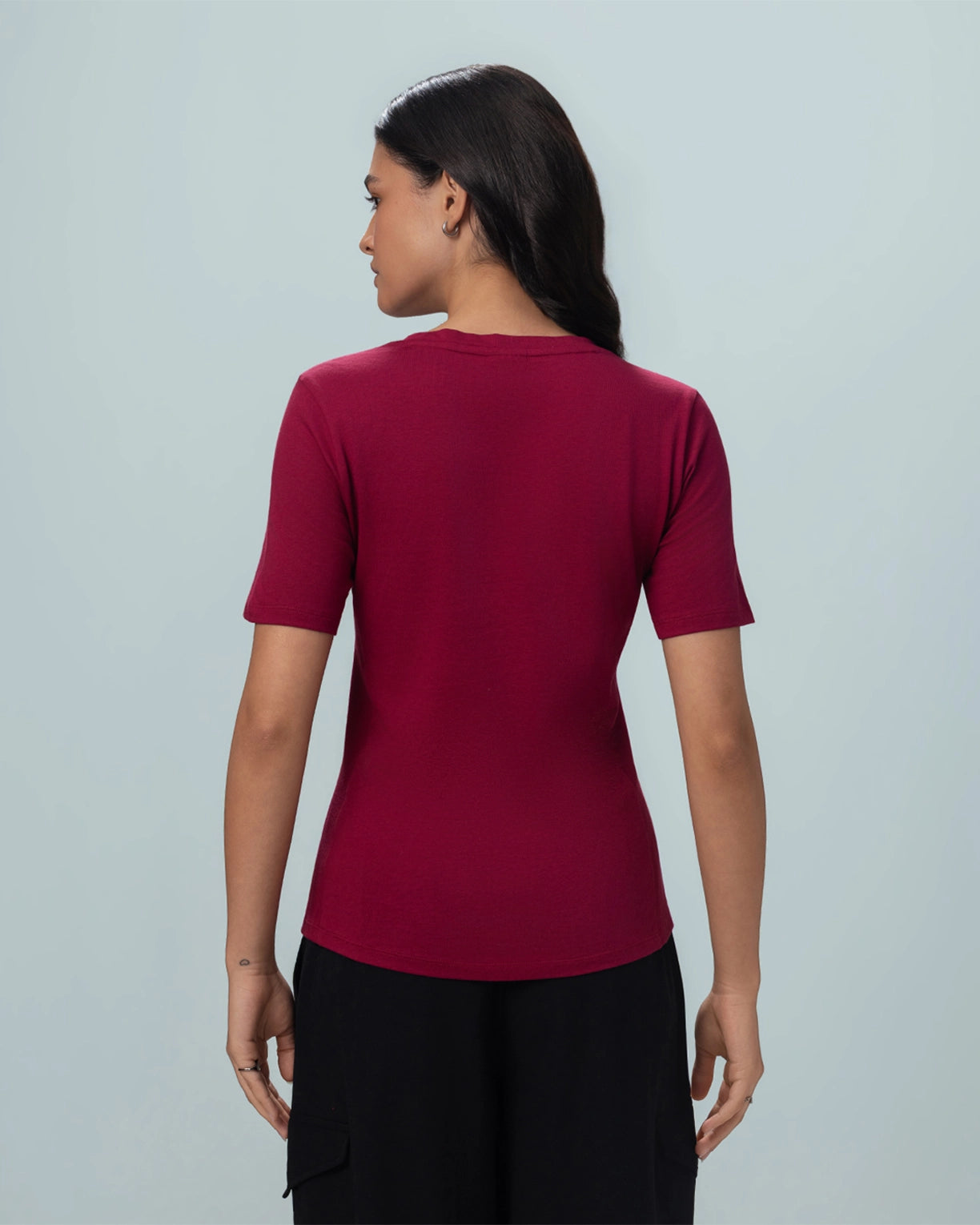 Women Lotto Street Play Rib Tee - Anemone T-shirts2