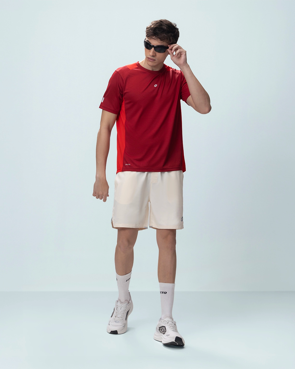 Men Lotto Play Power Tee - Red Dahlia T-shirts5