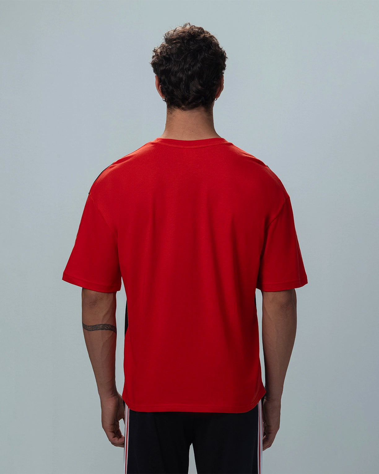 League Colourblock Tee - Molten Lava