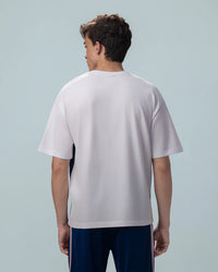 Men Lotto Colourblock Tee - Bright White T-shirts 1