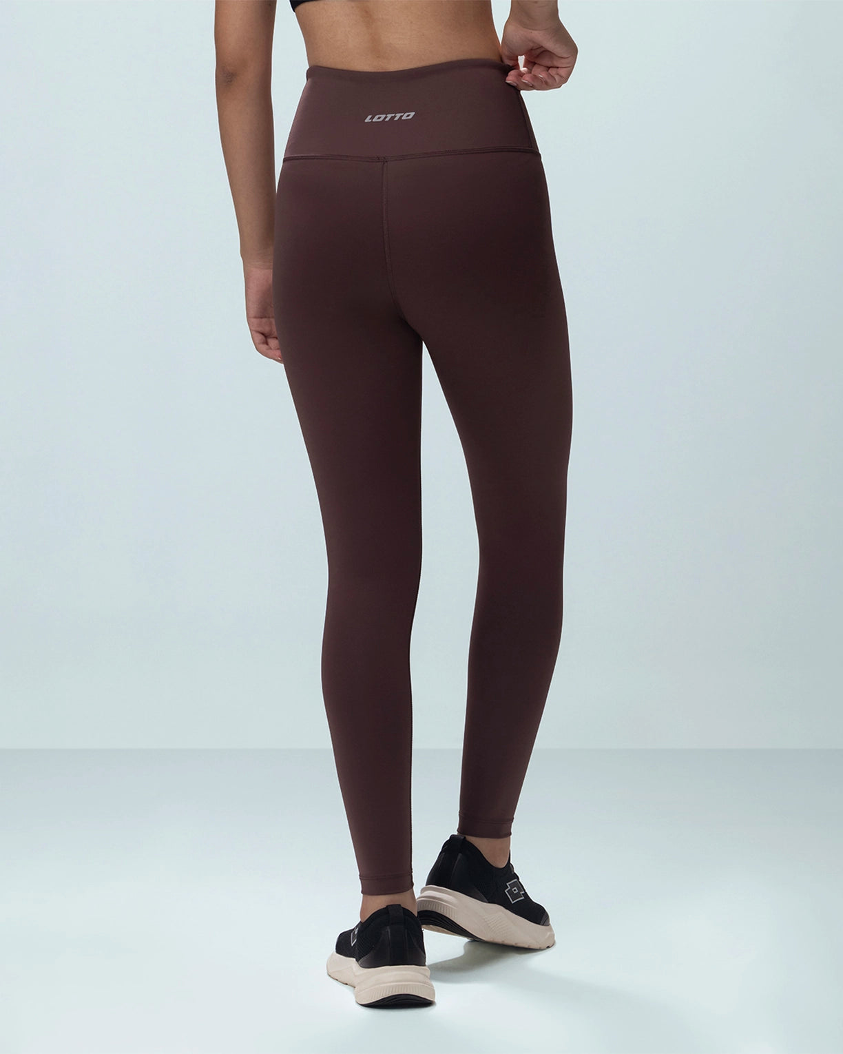 Women Lotto Play Performance Training Leggings - French Roast Leggings2