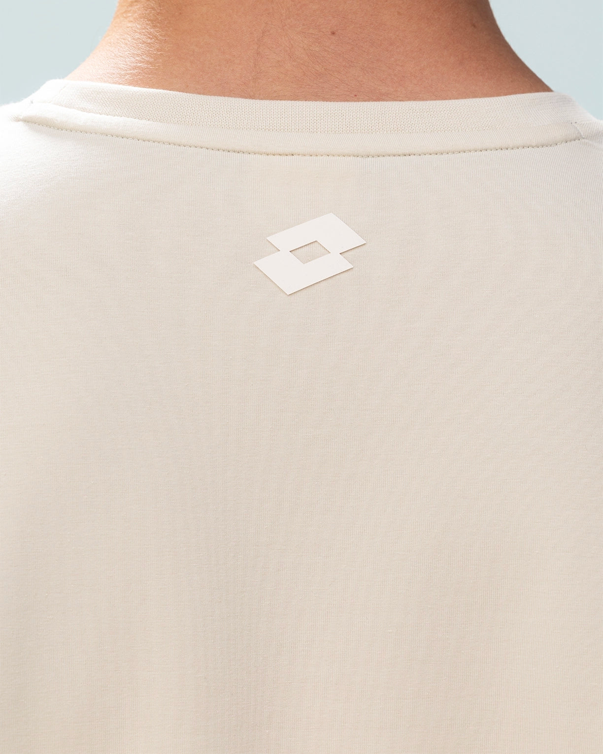 Men Lotto Patch Tee - Almond Milk T-shirts4