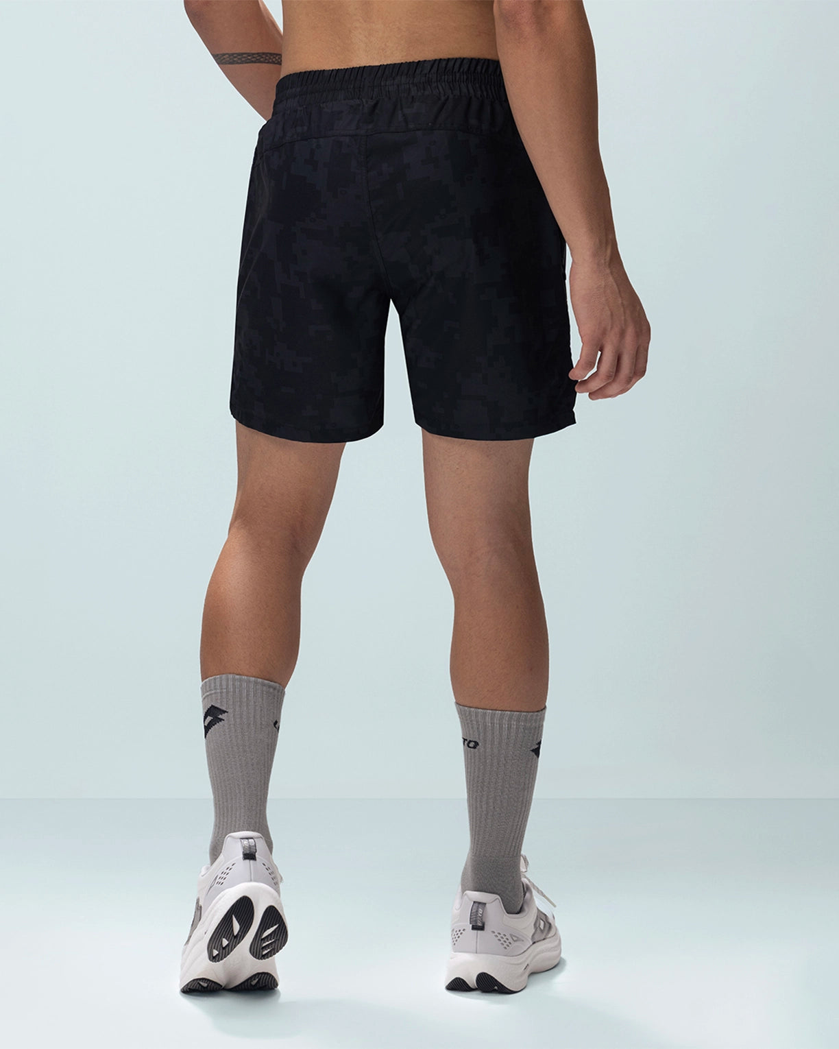 Men Lotto Play Camo Shorts - Grey Camo Shorts4