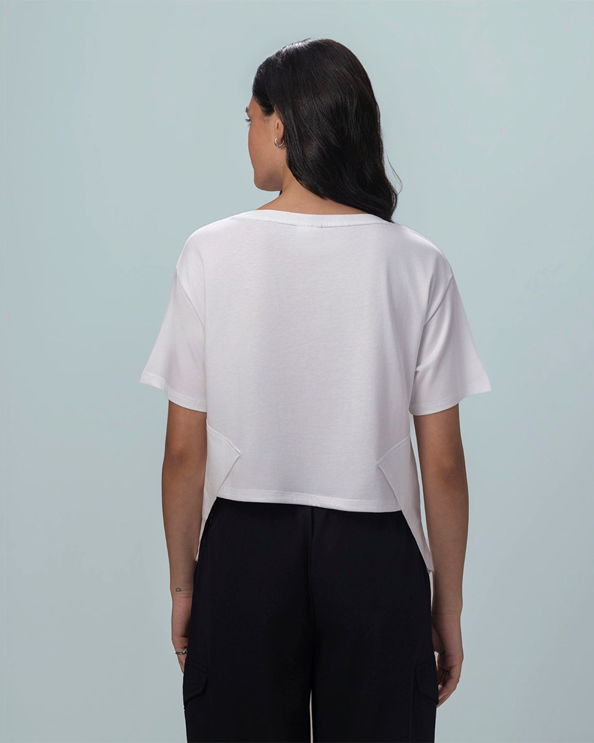Women Lotto Street Play High Low Tee - Bright White T-shirts2