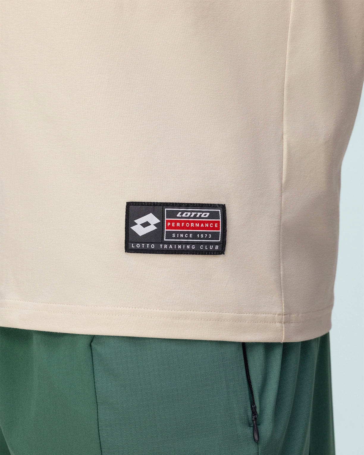 Men Lotto Patch Tee - Almond Milk T-shirts5